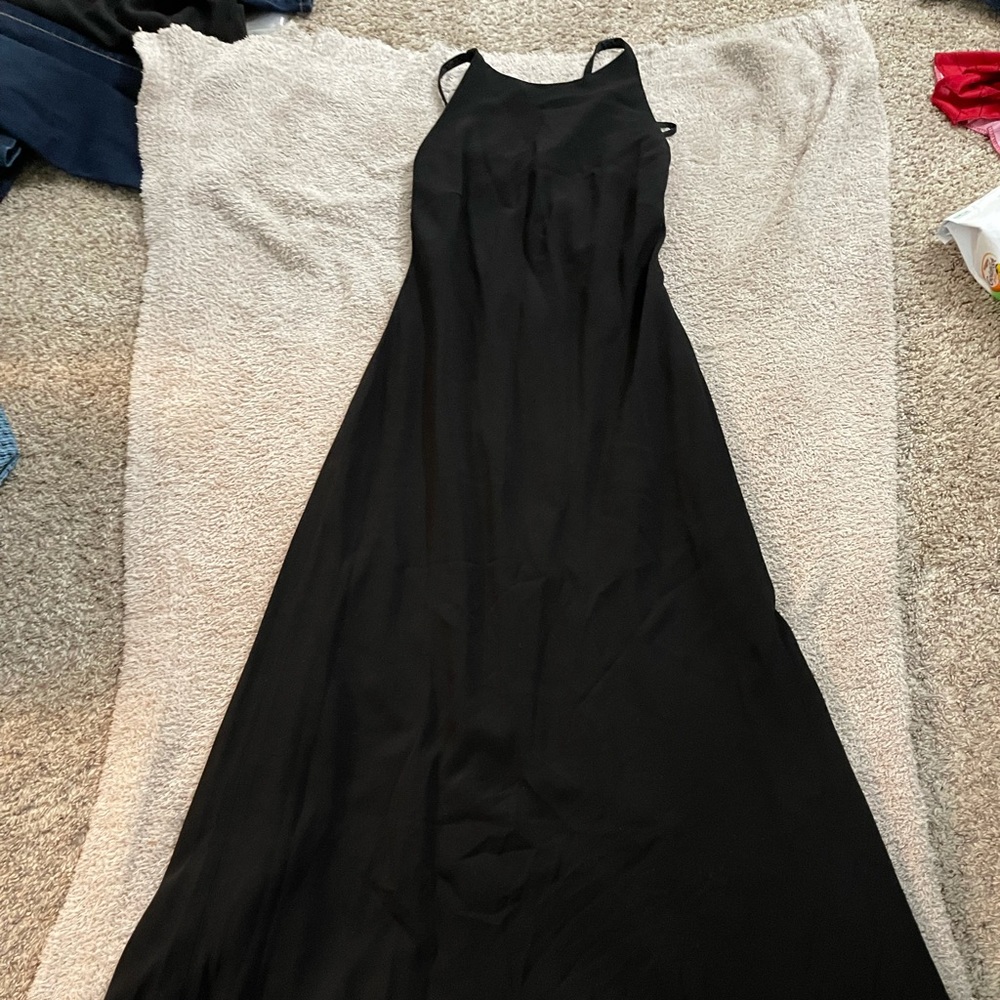 Black Tie Long Dress